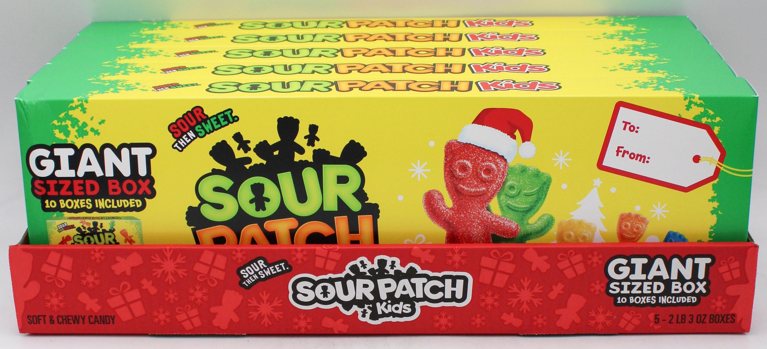 SOUR PATCH KIDS GIANT BOX CANDY 35 Oz BB 8/24/26