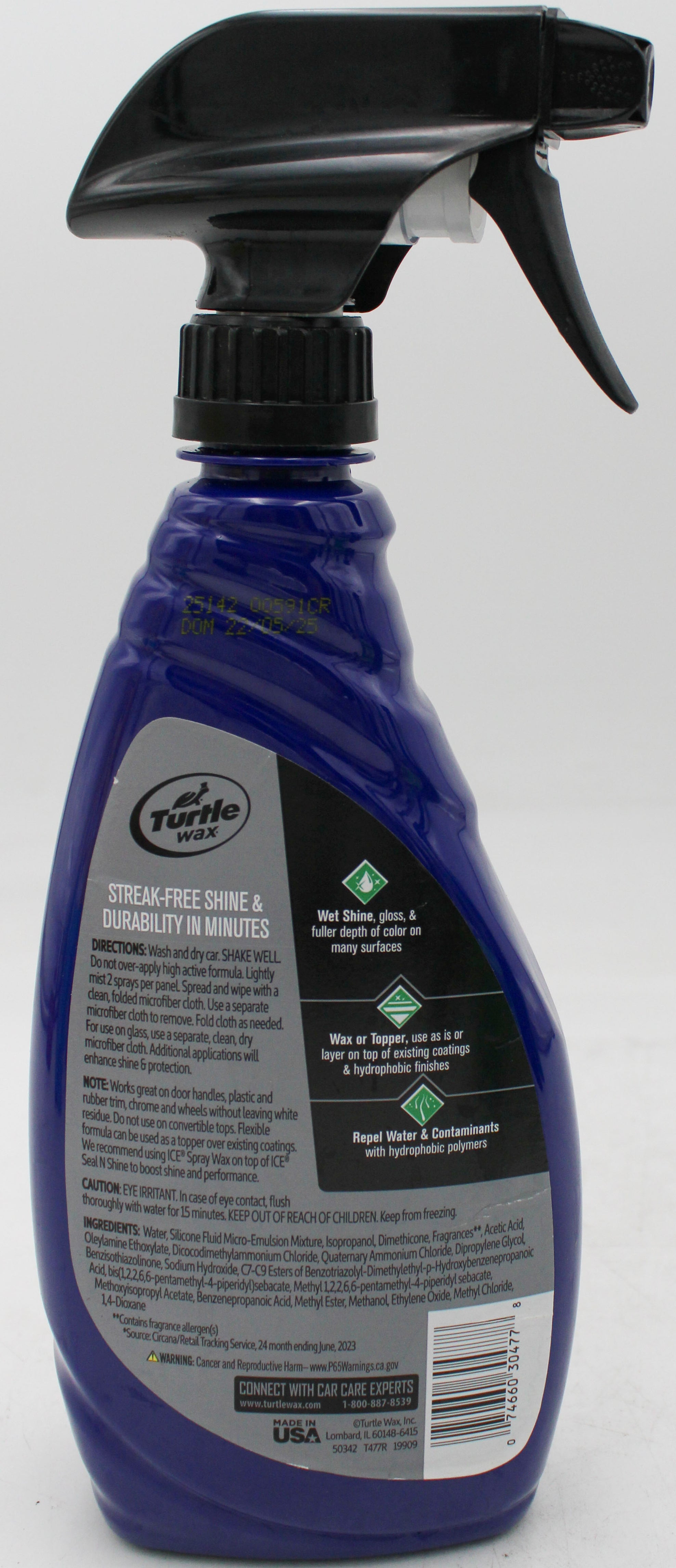 SP TURTLE WAX ICE SPRAY WAX 20FL oz