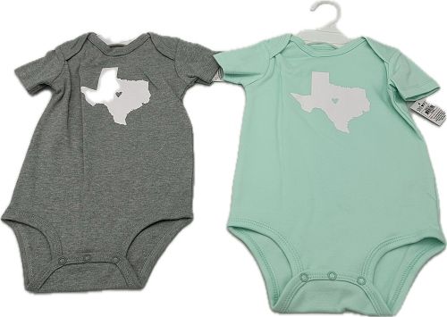 TEXAS ONESIE 9-12 MONTHS