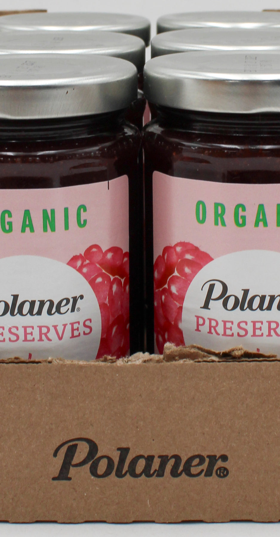 POLANER ORGANIC RASPBERRY PRESERVES 10.3 Oz BB 1/27/27