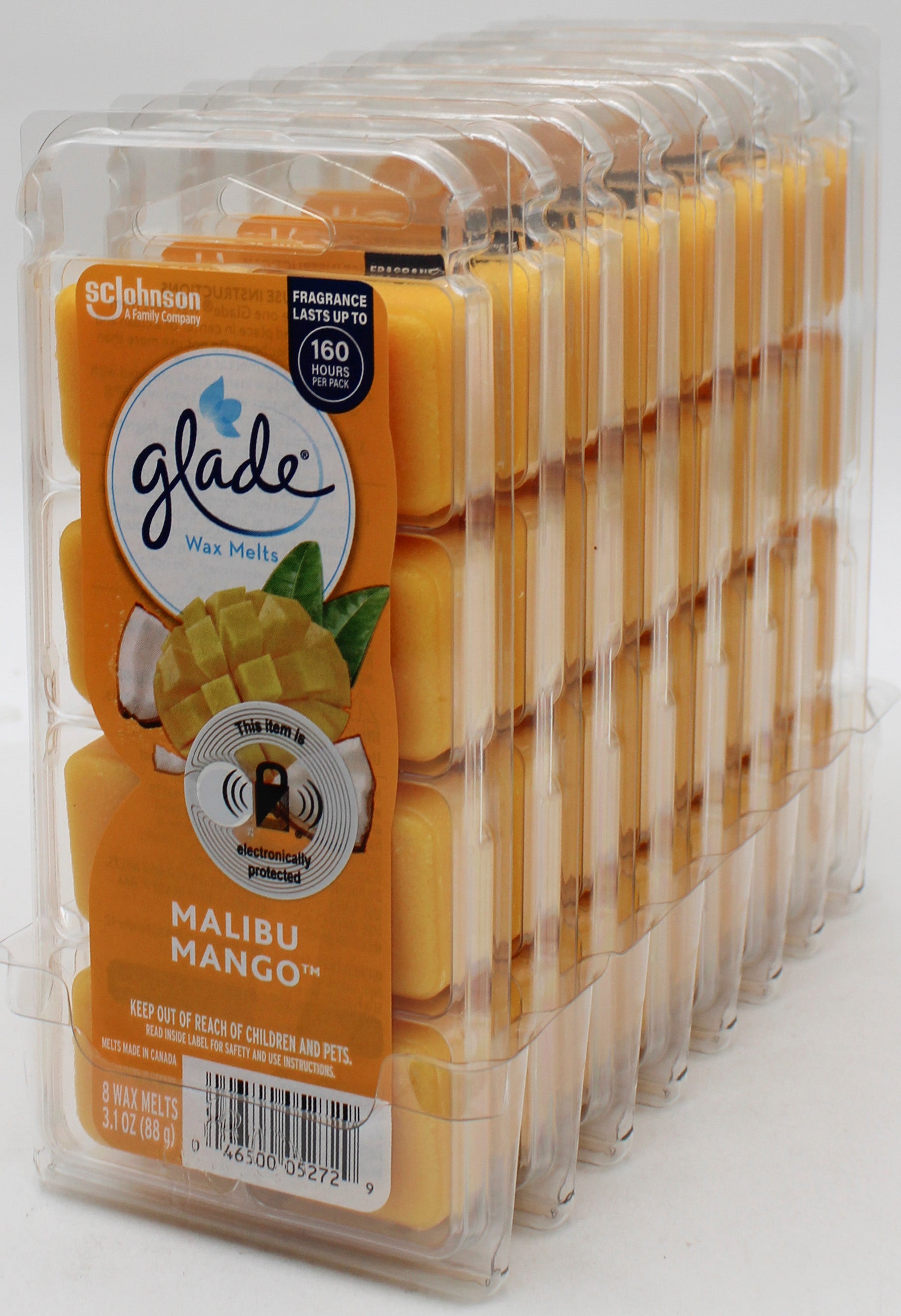 Glade Wax Melts Malibu Mango 3.1oz (US Case Pack)