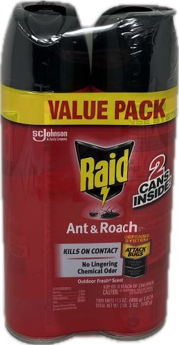 SP RAID ANT & ROACH FRESH SCENT VALUE PACK 2PK / 17.5oz