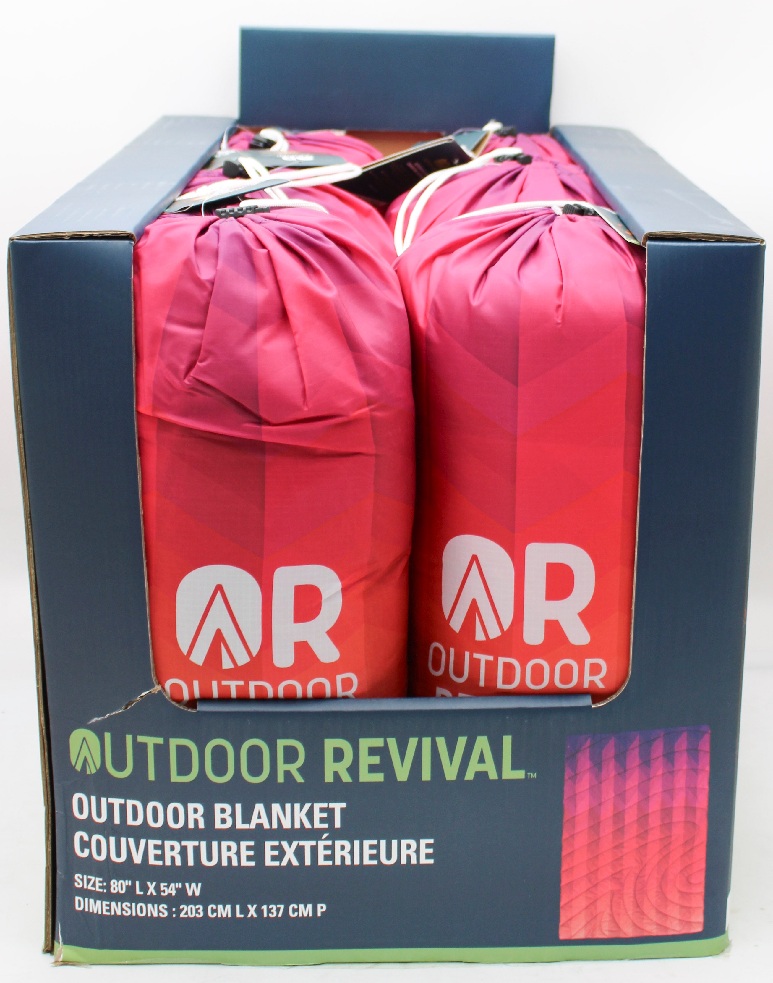 OUTDOOR REVIVAL OUTDOOR BLANKET PINK OMBRE