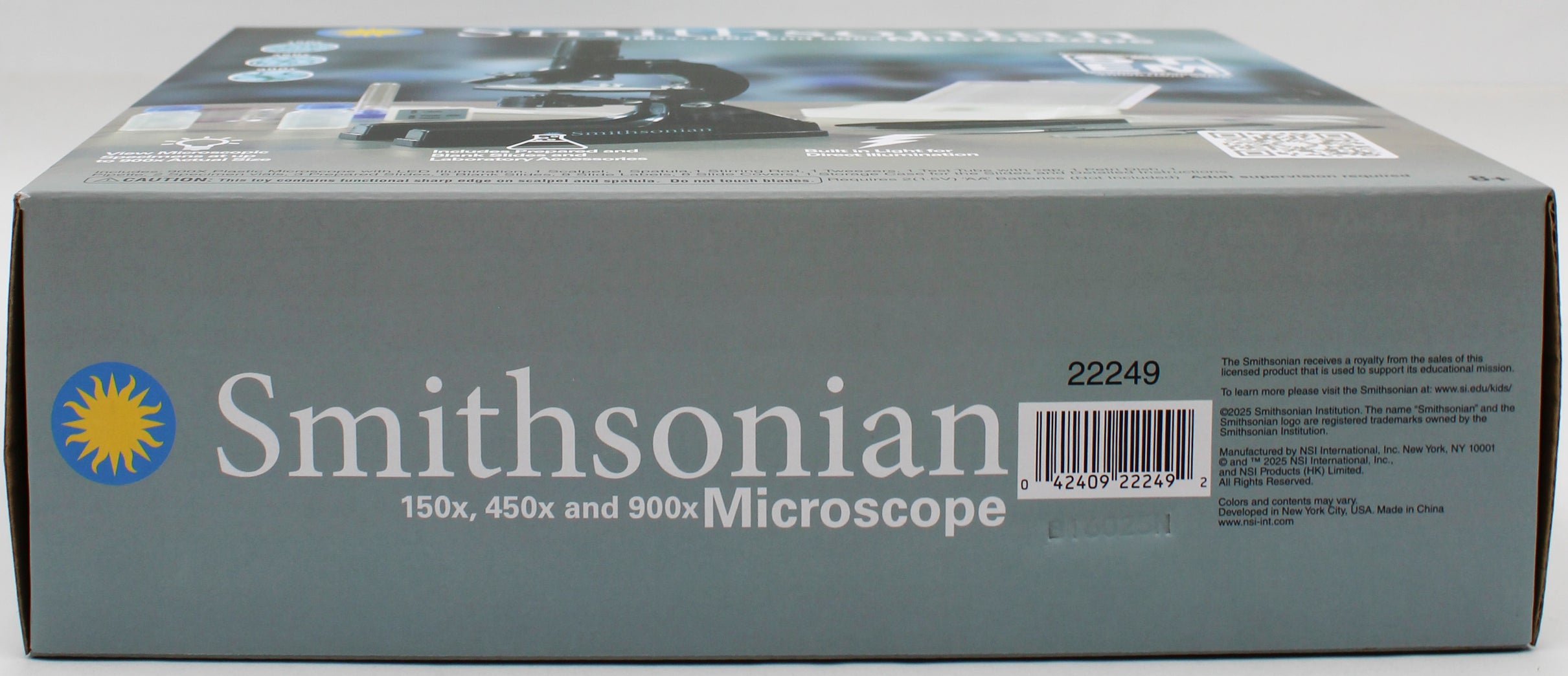 SMITHSONIAN 150X, 450X, 900X MICROSCOPE KIT