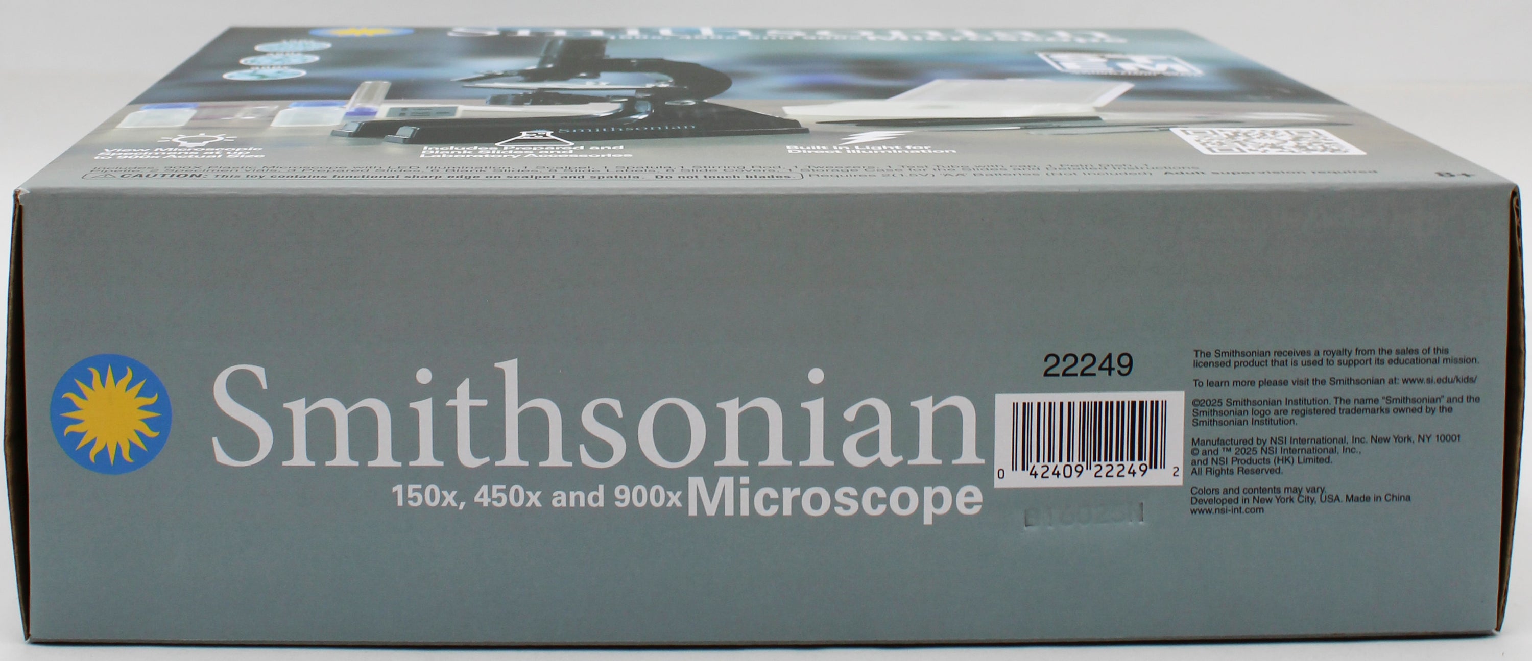SMITHSONIAN 150X, 450X, 900X MICROSCOPE KIT