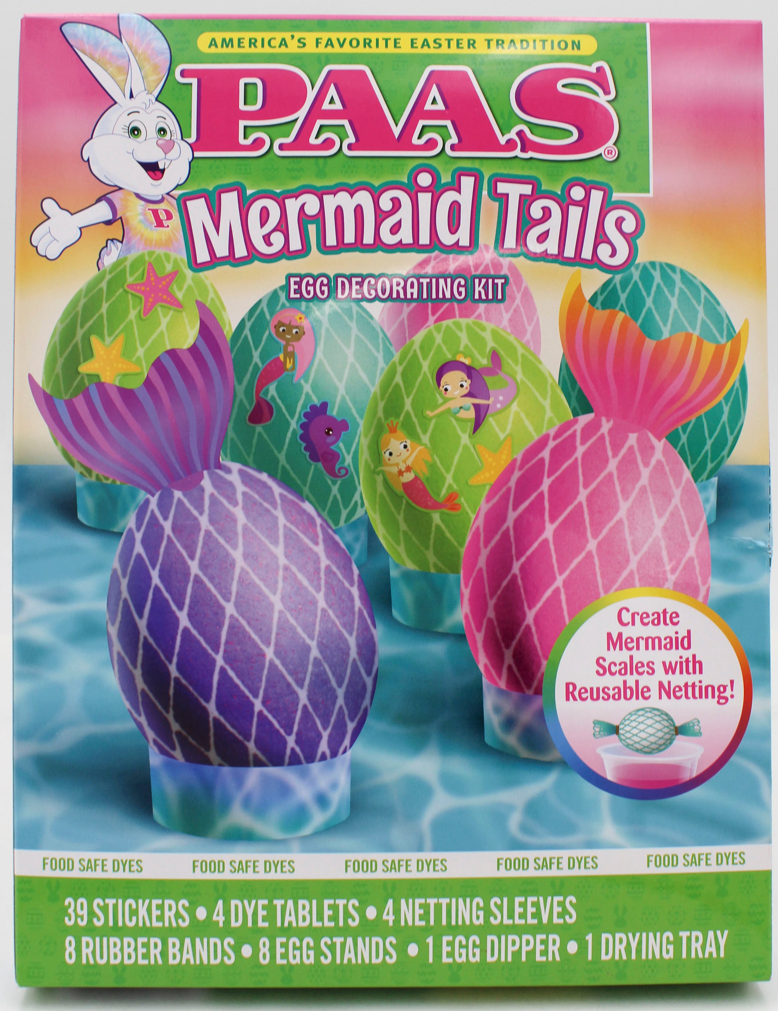 PAAS MERMAID TAILS  EGG DECORATING KIT SHELF TRAY