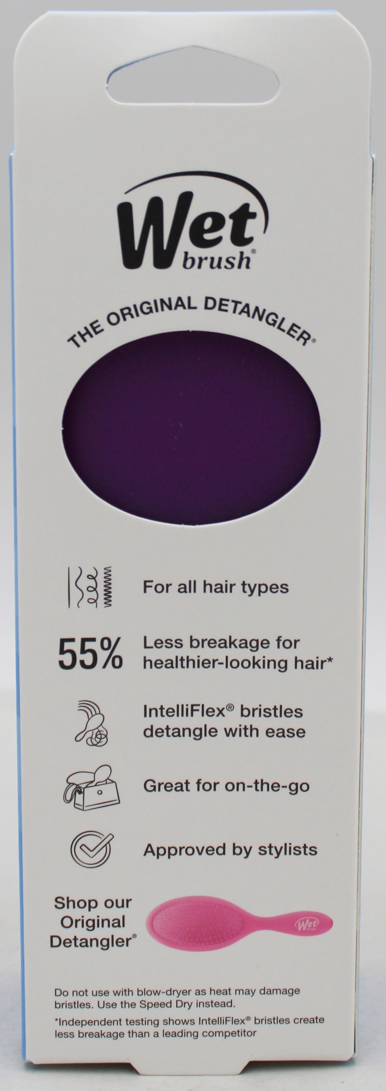 WET BRUSH MINI DETANGLER FROST-PURPLE NI
