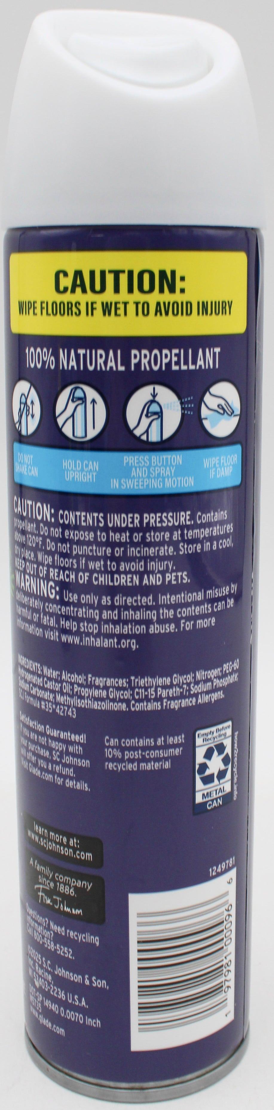 GLADE AEROSOL SPRAY EMBERS & SANDALWOOD 8.0oz US