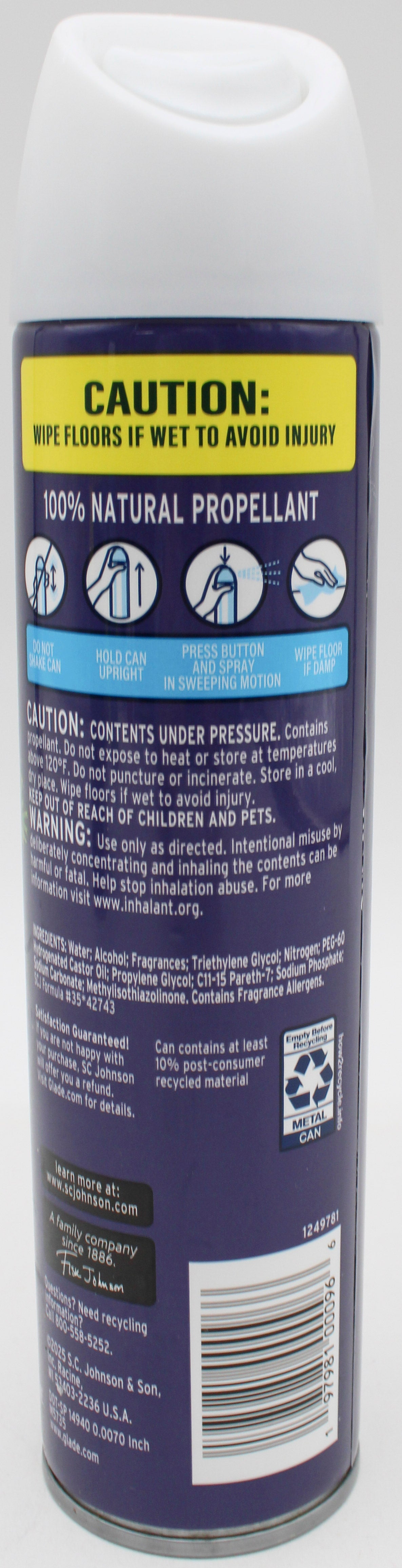 GLADE AEROSOL SPRAY EMBERS & SANDALWOOD 8.0oz US
