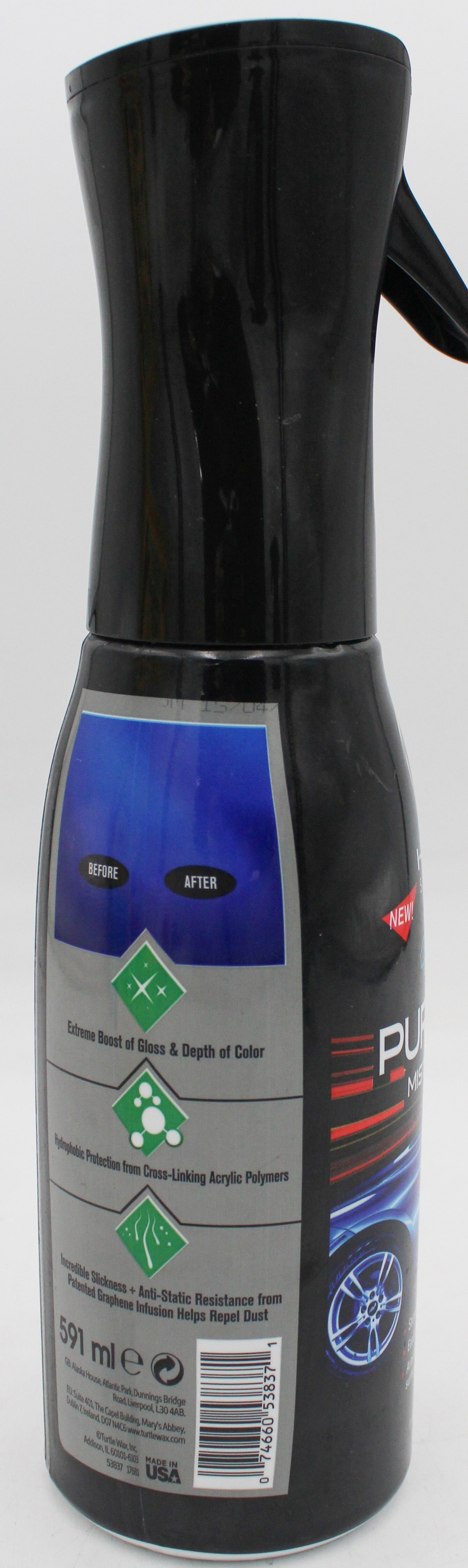 SP TURTLE WAX HYBRID SOLUTIONS PURE SHINE MISTING DETAILER 20oz