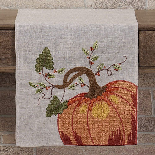 GRAND PUMPKIN TABLE RUNNER 54"L x 16"W
