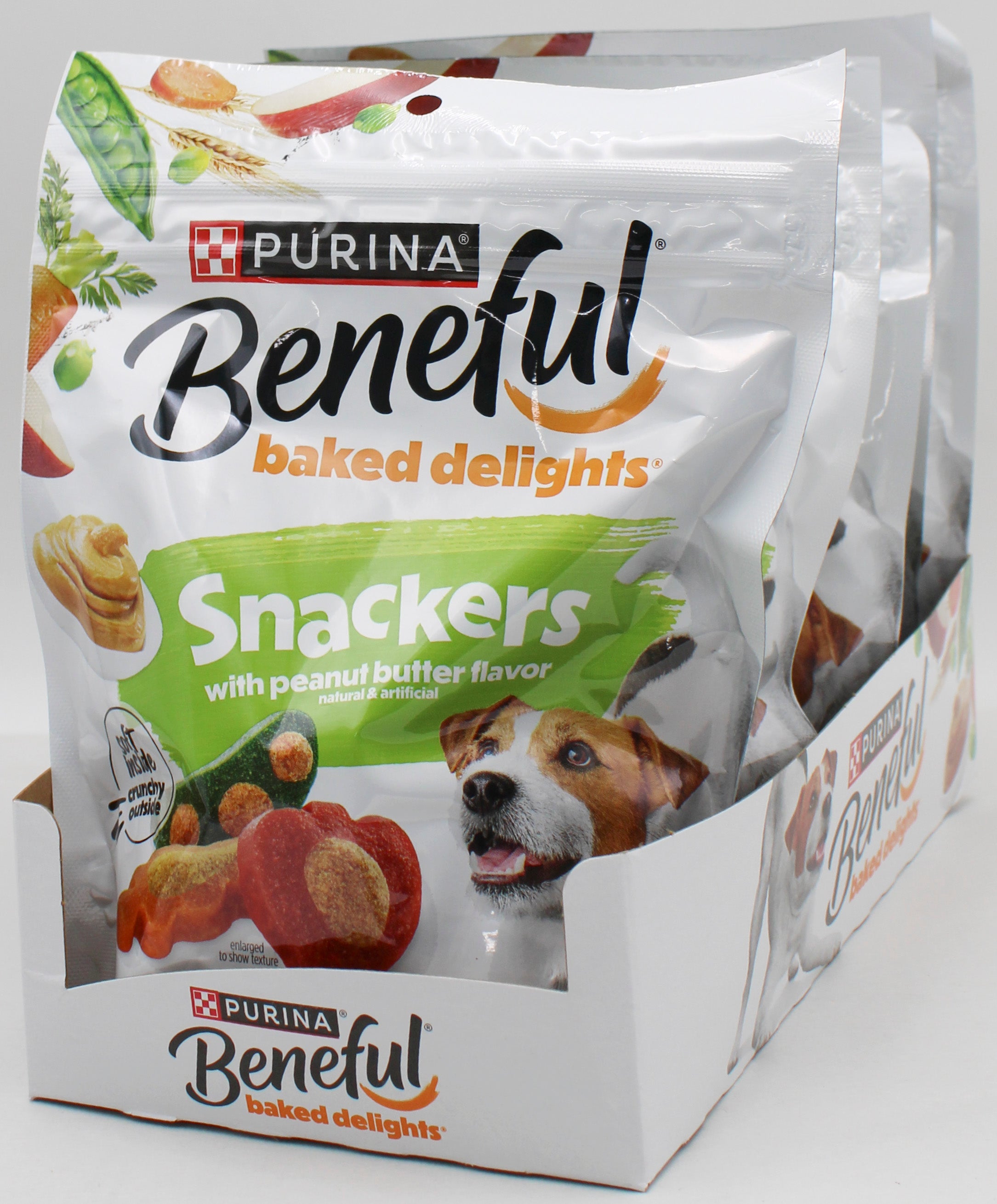 PURINA BENEFUL BAKED SNACKERS PEANUT BUTTER 9.5oz BB 10.31.26 NI