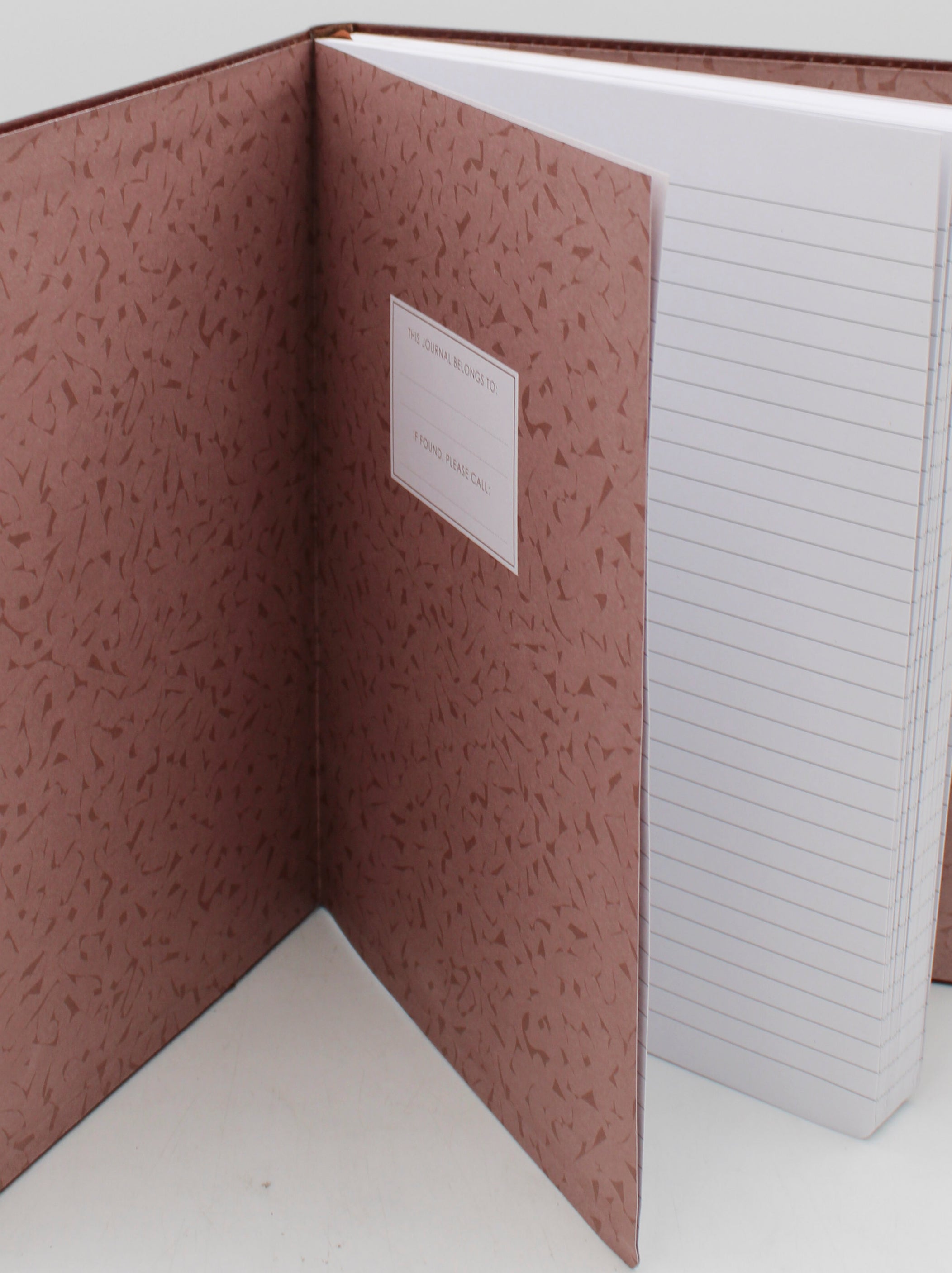 CR GIBSON BROWN LEATHER JUMBO BOUND JOURNAL