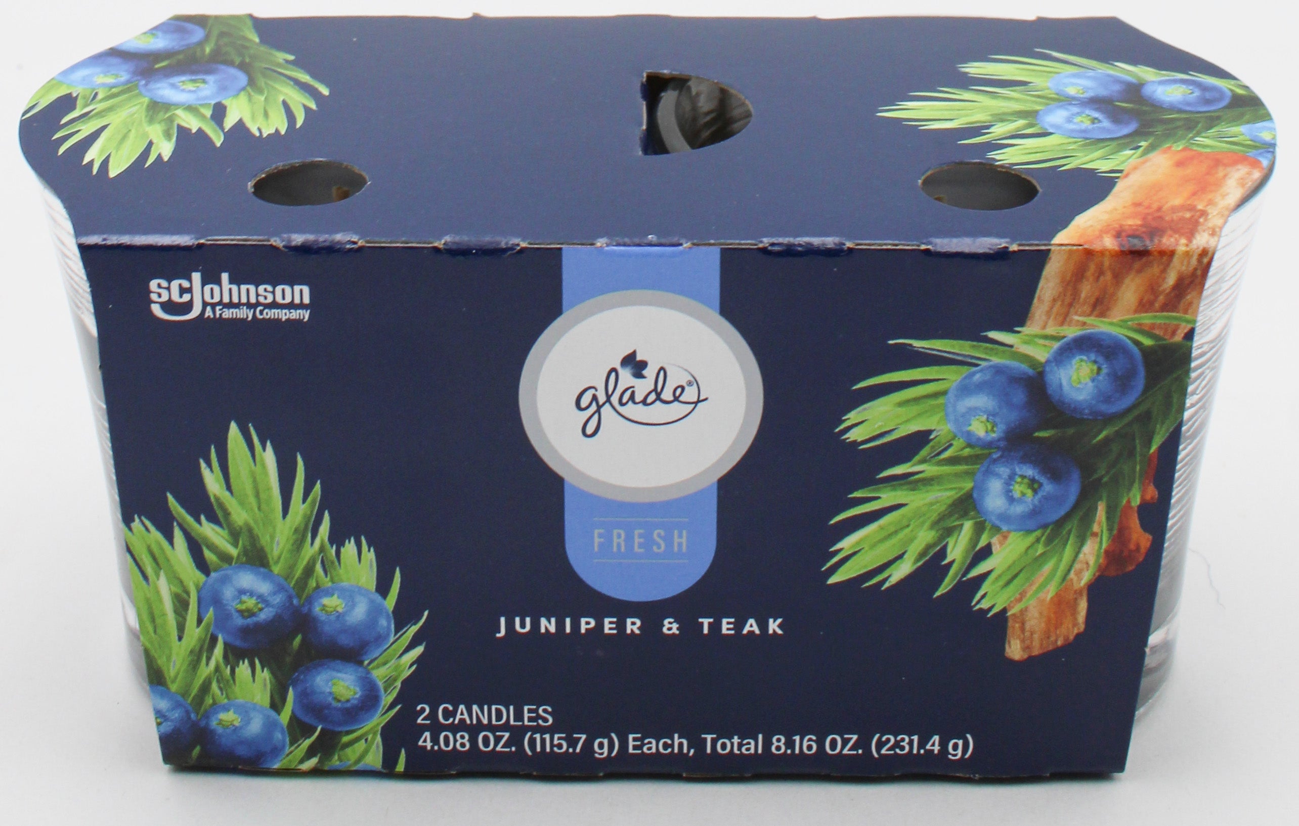 Glade Candle Juniper & Teak 2 x 4.08oz (US) Wholesale Pack