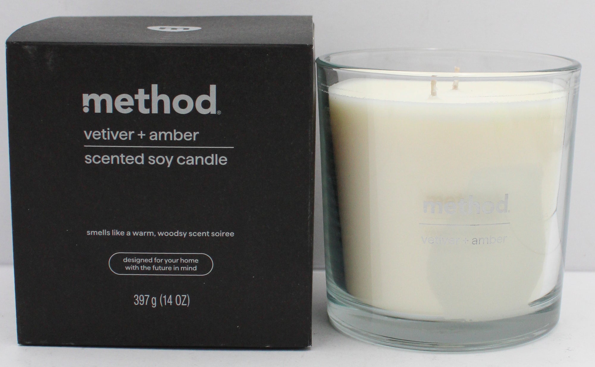 METHOD PREMIUM CANDLE VETIVER + AMBER 14oz US