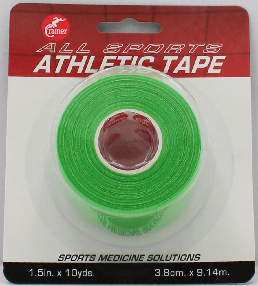 CRAMER ATHLETIC TAPE 1 1/2" X 10YD, GREEN