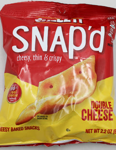 CHEEZ-IT SNAP'D DOUBLE CHEESE CRACKER 2.2 Oz BB 11/10/26 NI