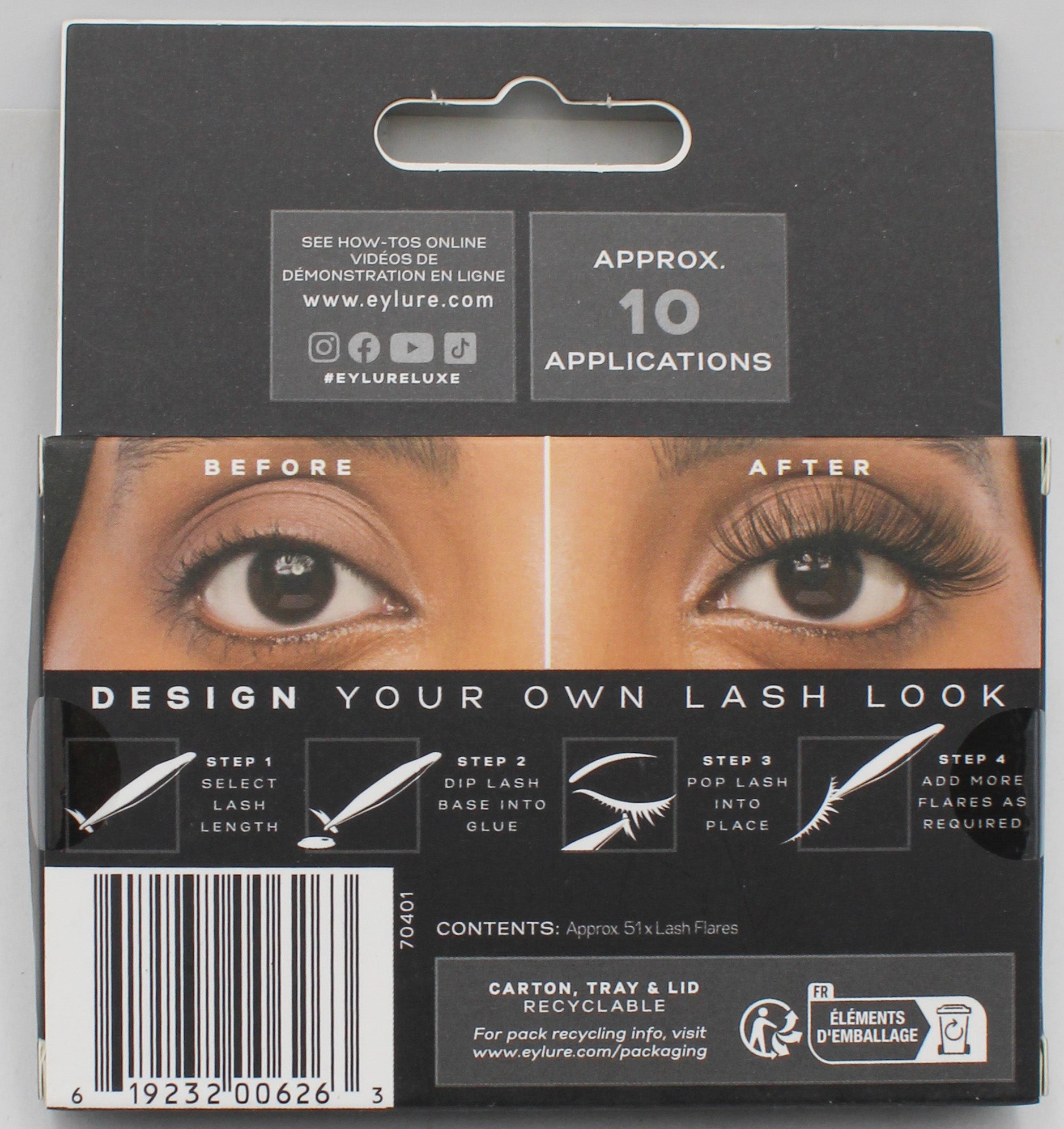 SP EYLURE LONDON LUXE 3D INDIVIDUALS LASHES