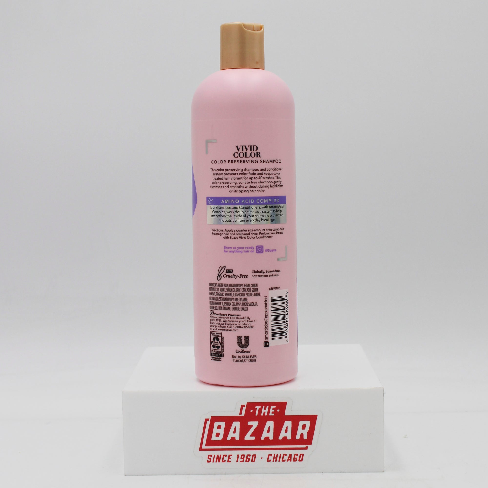 SUAVE SHAMPOO VIVID COLOR 16.5oz