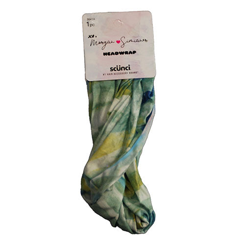 SCUNCI HEADWRAP (GREEN/BLUE) NI