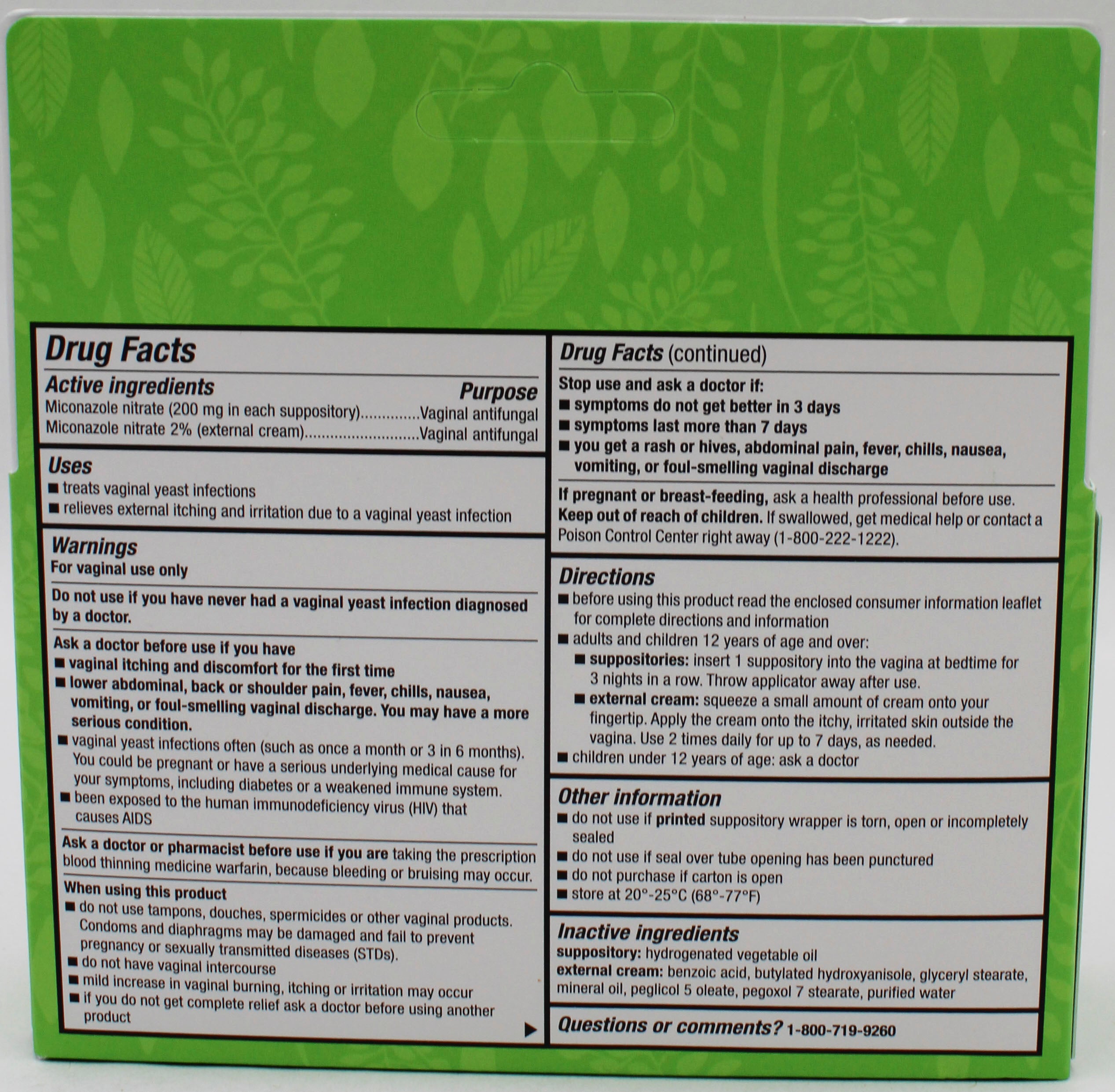 RITE AID MICONAZOLE 3-DAY FEMININE CARE COMBO PACK EXP 9/30/2027 COMPARES TO Monistat