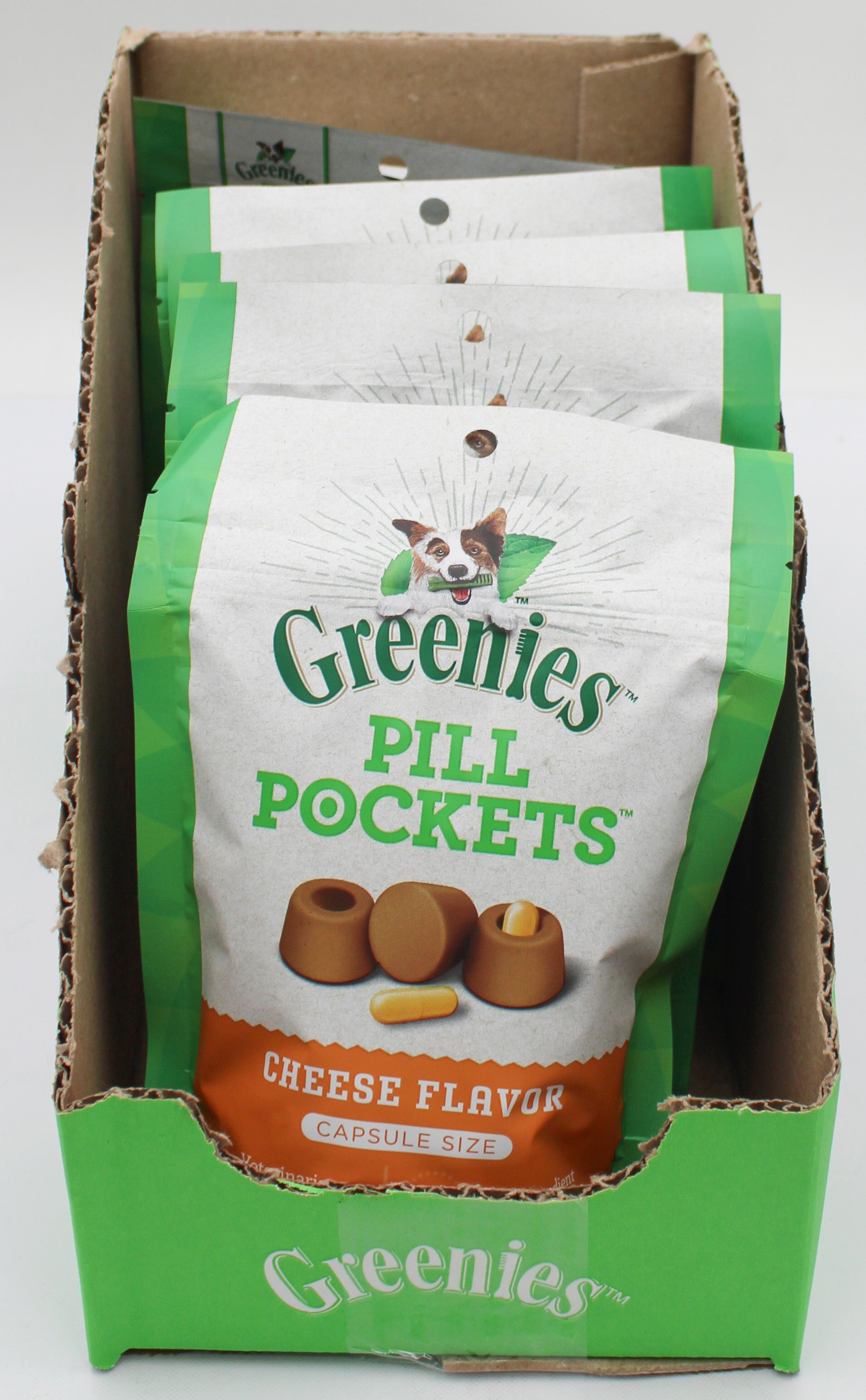 GREENIES PILL POCKETS CHEESE FLAVOR LARGE CAPSULE SIZE SOFT DOG TREATS 7.9 OZ (30 PK) BB 3/01/2027