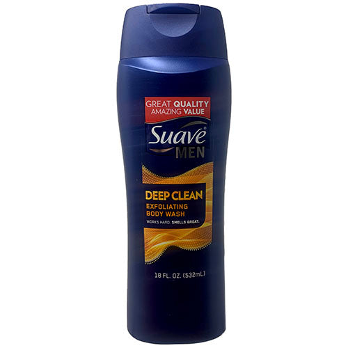 SUAVE MEN BODYWASH 18oz-DEEP CLEAN