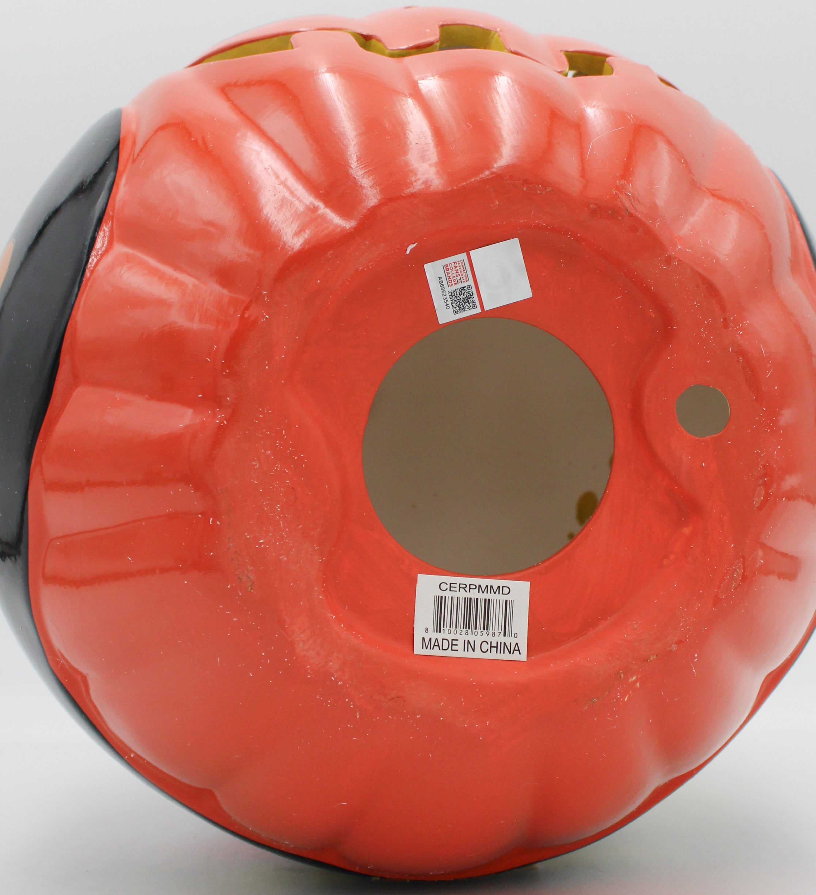 MARYLAND TERRAPINS CERAMIC PUMPKIN HELMET 10"