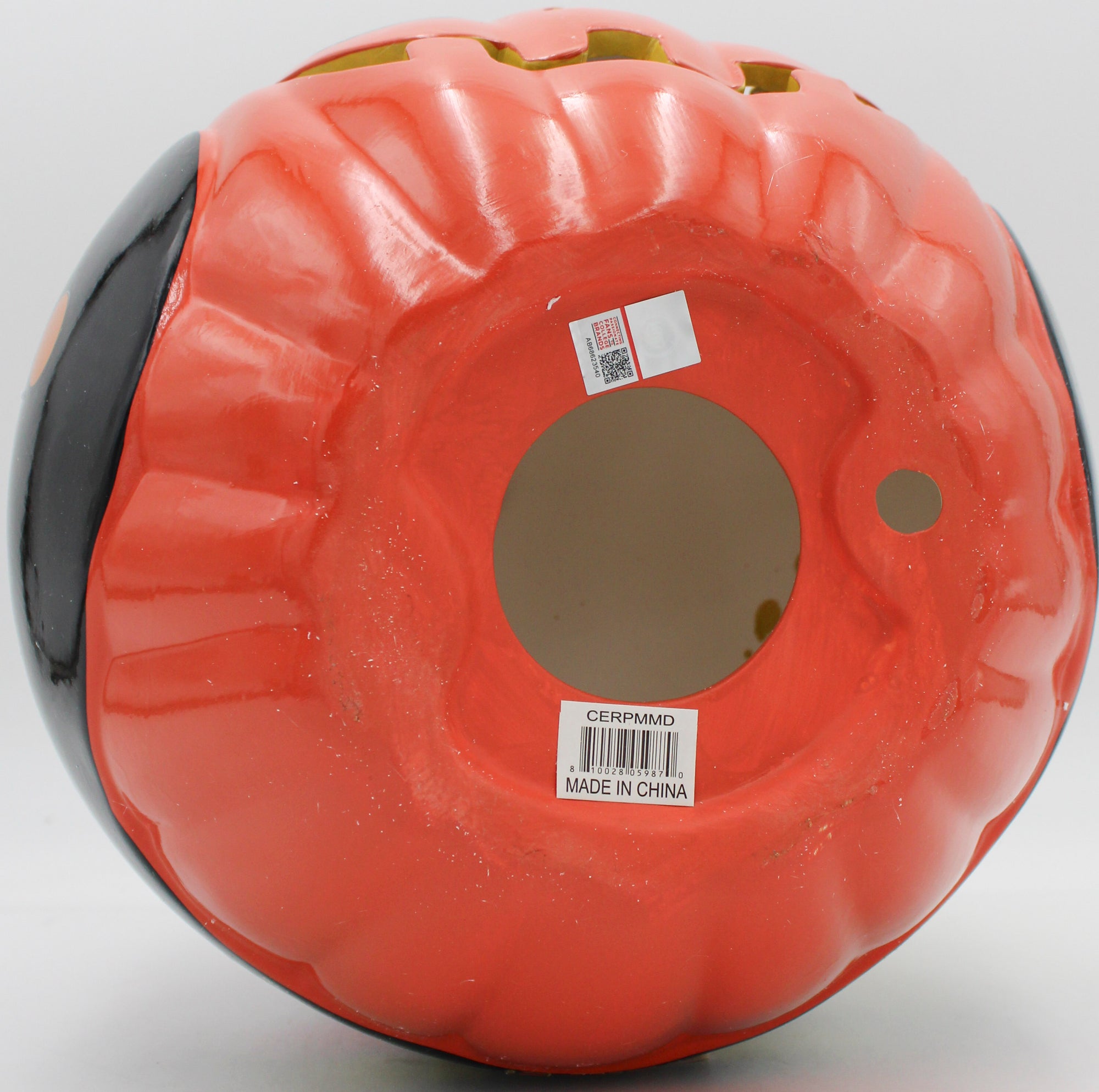 OFFICIALLY LICENCED MARYLAND TERRAPINS CERAMIC PUMPKIN HELMET 10"