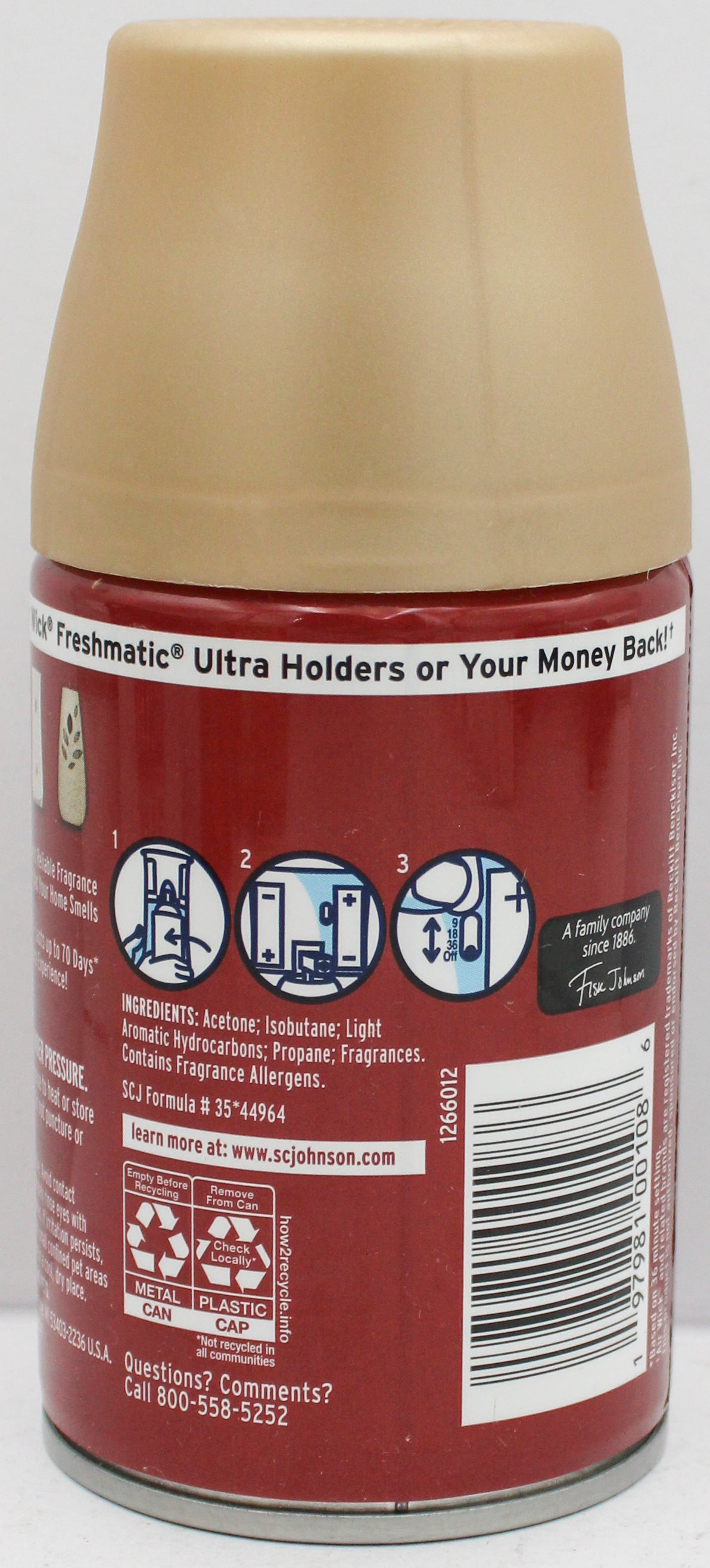 GLADE AUTOMATIC SPRAY REFILL APPLE SPICE 6.2oz US