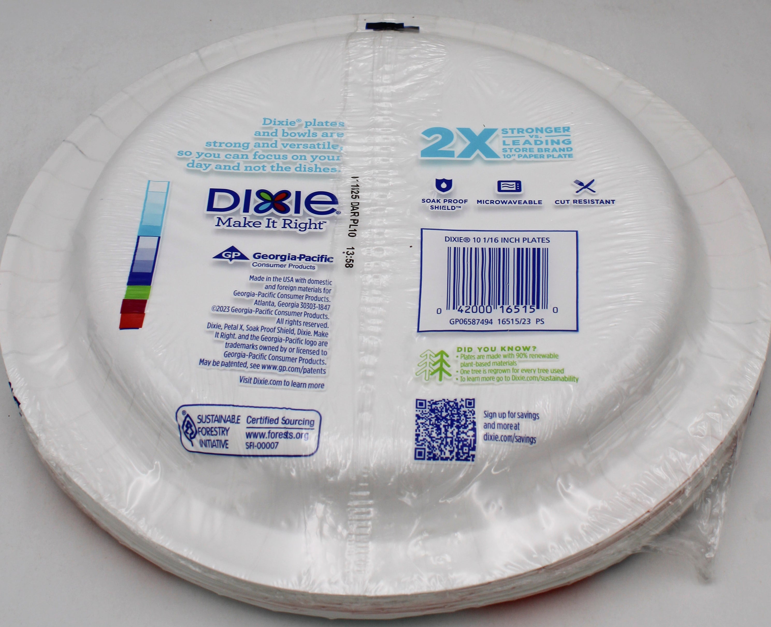DIXIE PLATES 10 1/16 IN 18CT