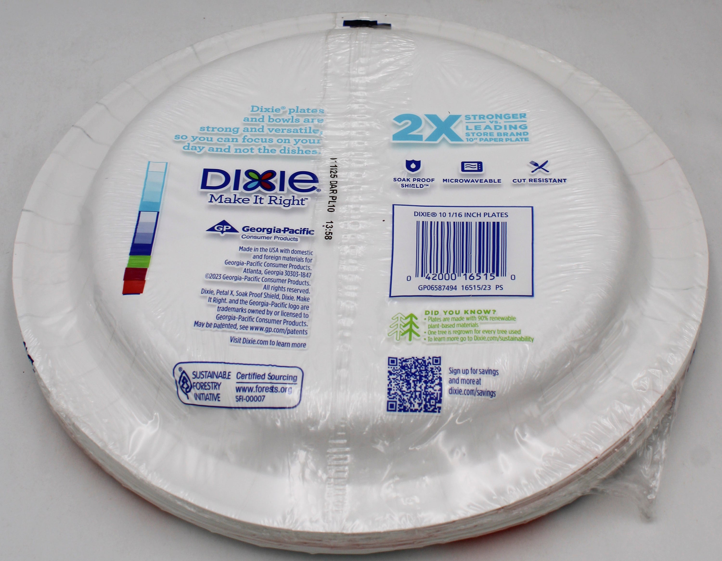 DIXIE PLATES 10 1/16 IN 18CT