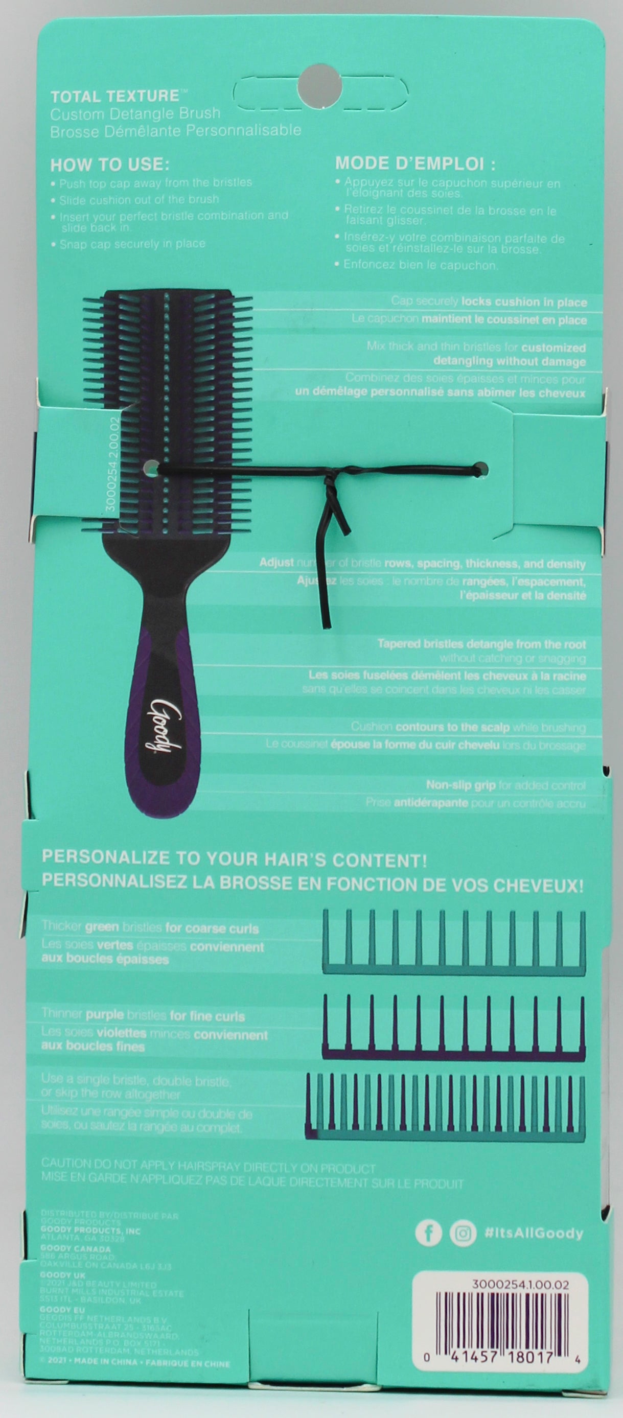 GOODY TOTAL TEXTURE CUSTOM BRUSH 1ct NI