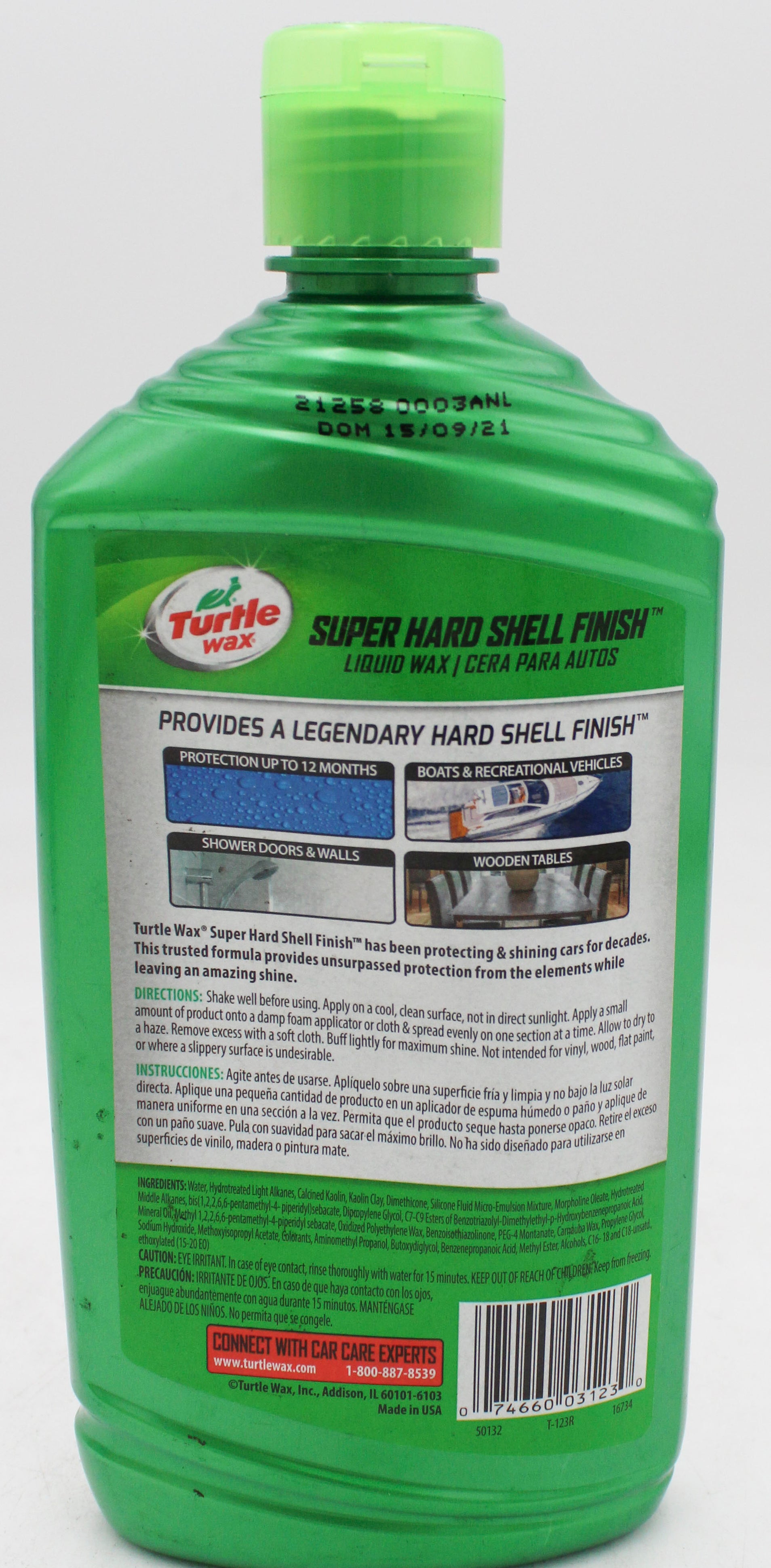 SP TURTLE WAX SUPER HARD SHELL FINISH 16oz LIQUID WAX