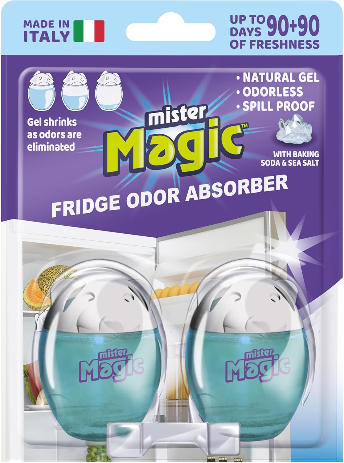 2CT FRIDGE ODOR ABSORBER - BAKING SODA