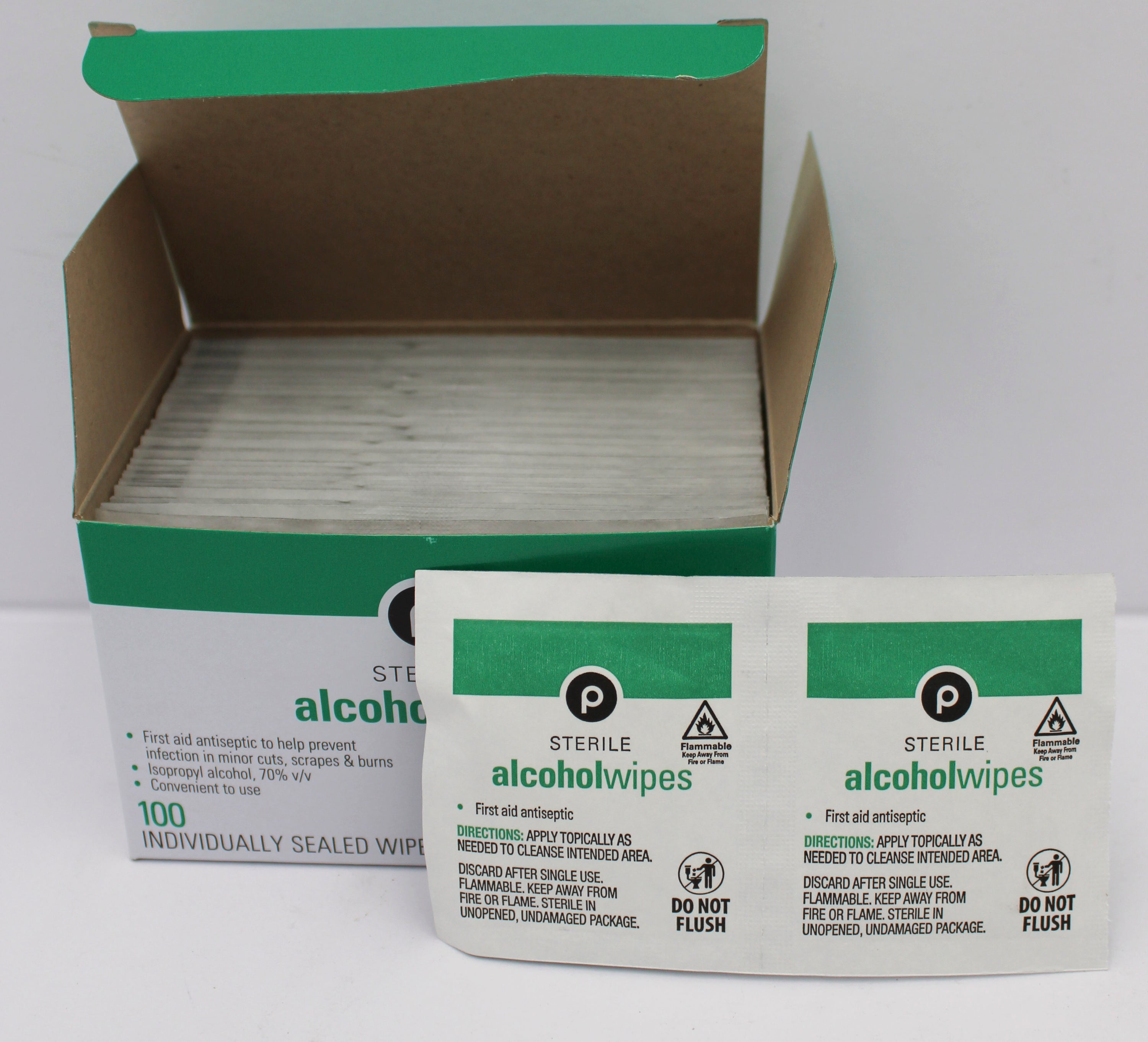 THICK ALCOHOL PREP PADS 100ct NI