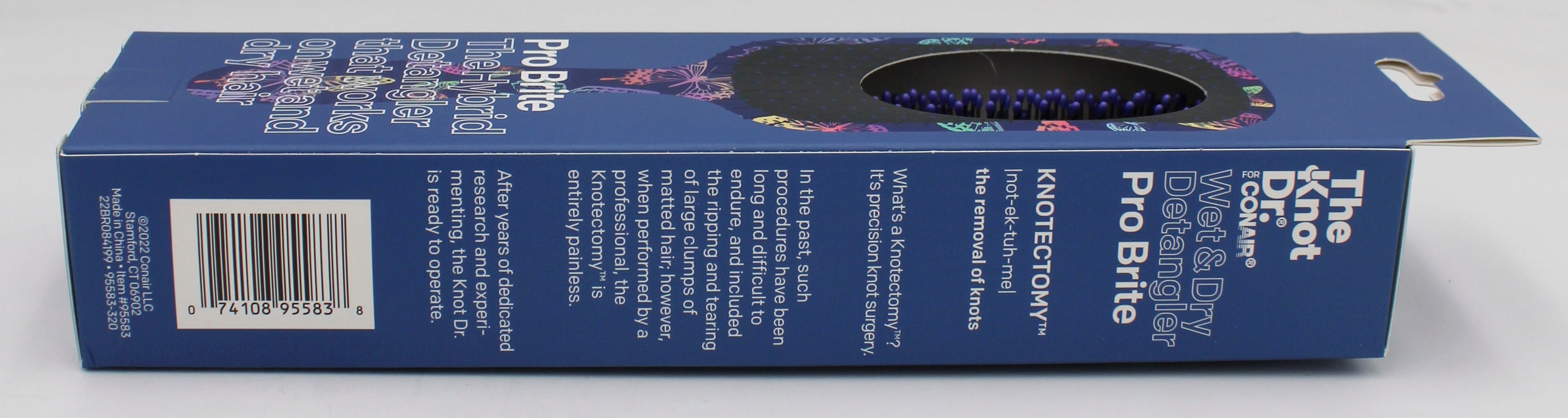 CONAIR KNOT DR. PRO BRITE BRUSH - BUTTERFLIES NI