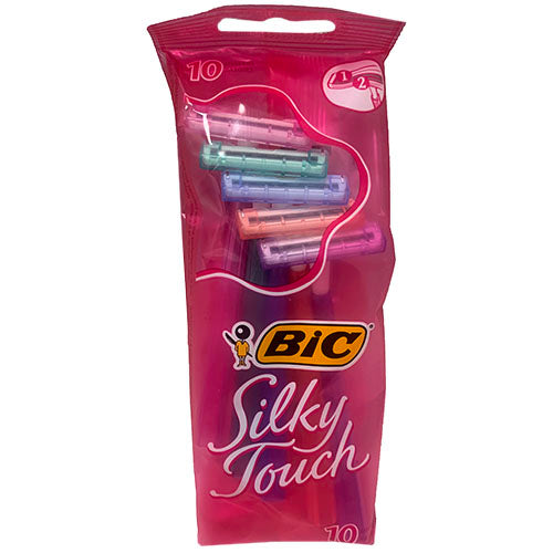 BIC SHAVERS 10CT-SILKY TOUCH