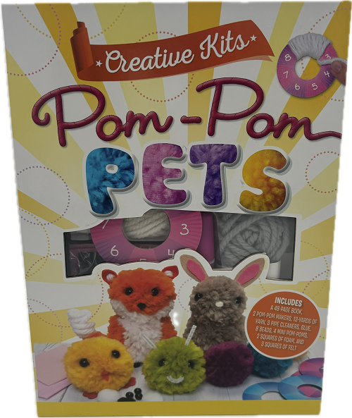 CREATIVE KITS: POM-POM PETS - PAPERBACK PP$14.99 US / $19.99 CAN 48pgs