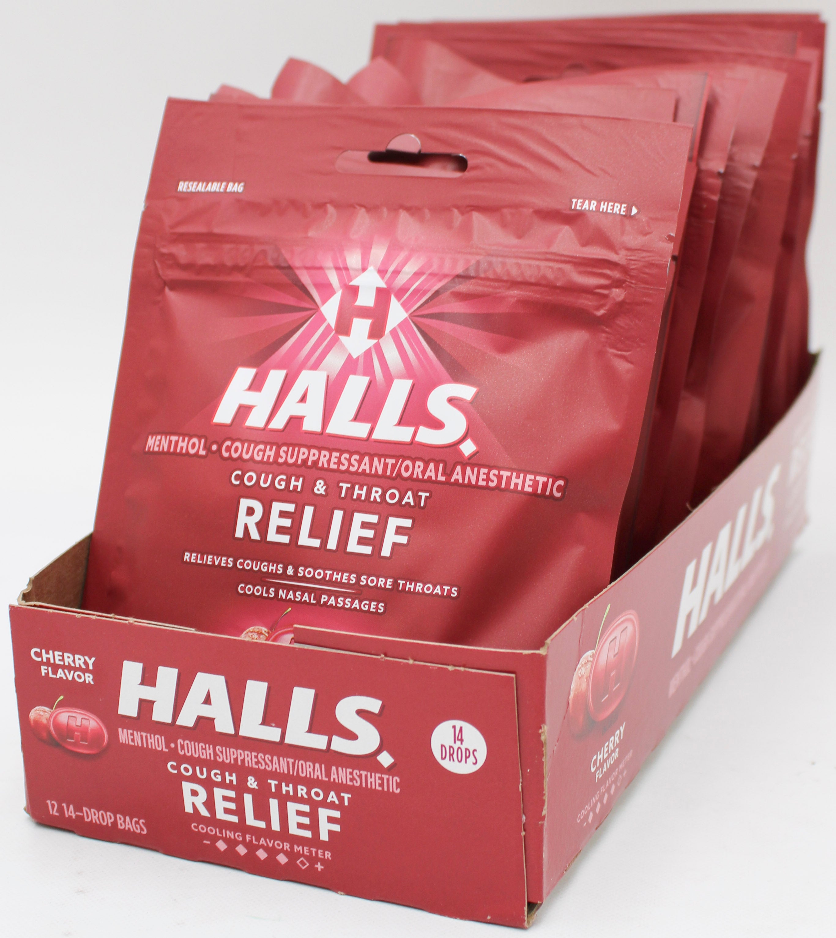HALLS CHERRY BAG 14 PC EXP 5/13/27