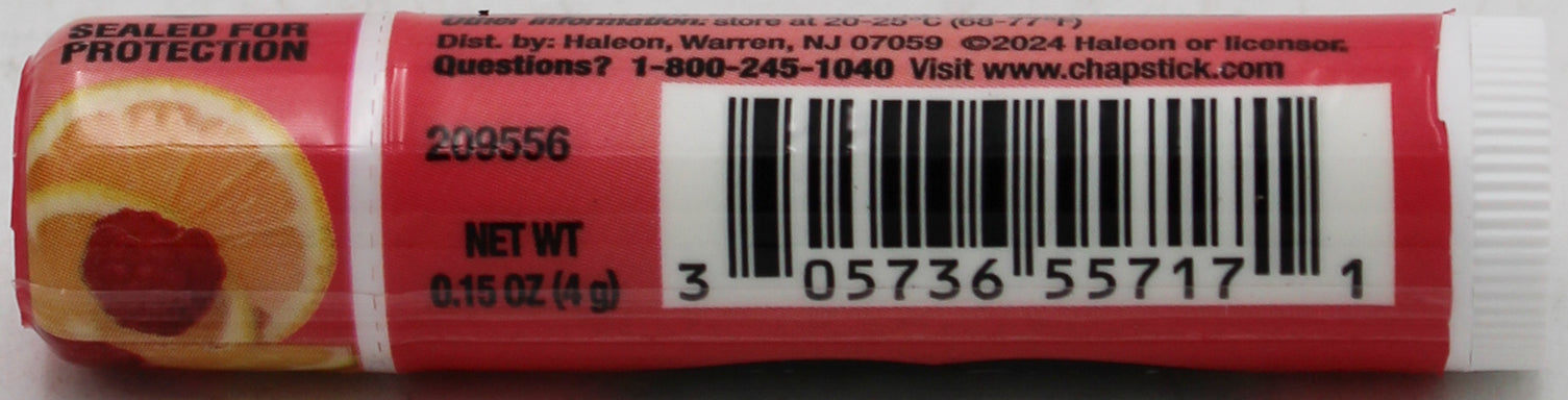 CHAPSTICK RASPBERRY LEMONADE 0.15oz 12+ MONTHS DATING