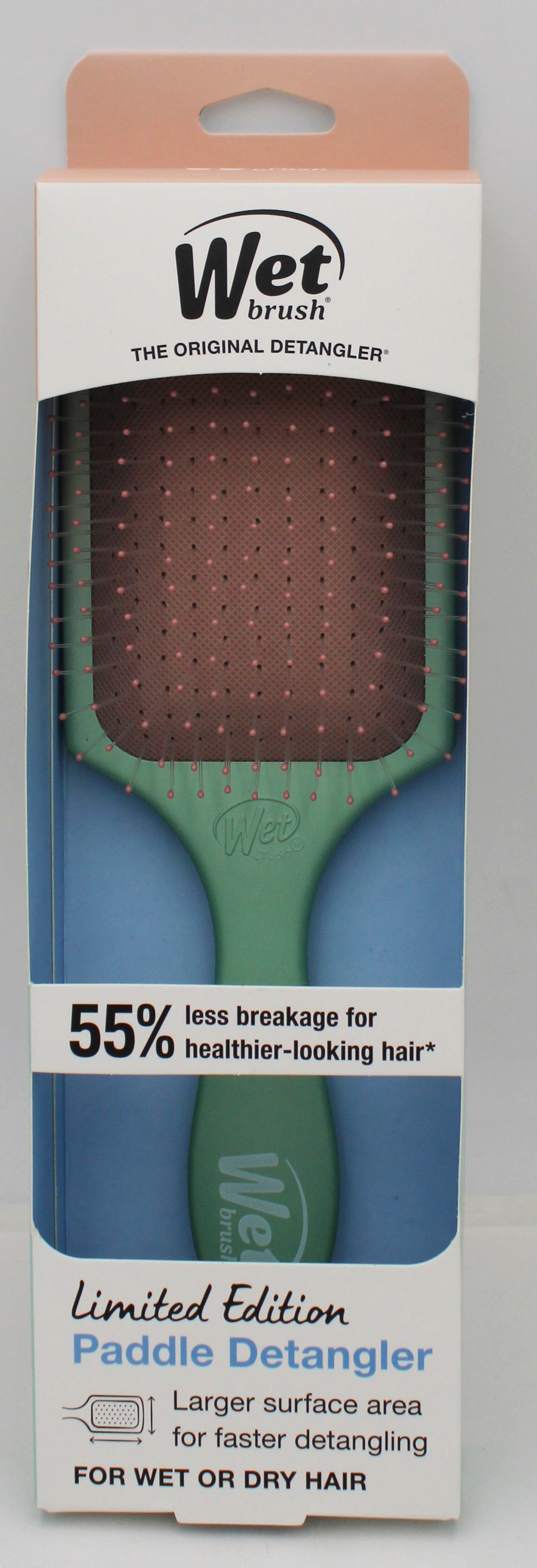 WET BRUSH PADDLE DETANGLER FEEL GOOD OMBRE - SEAFOAM NI