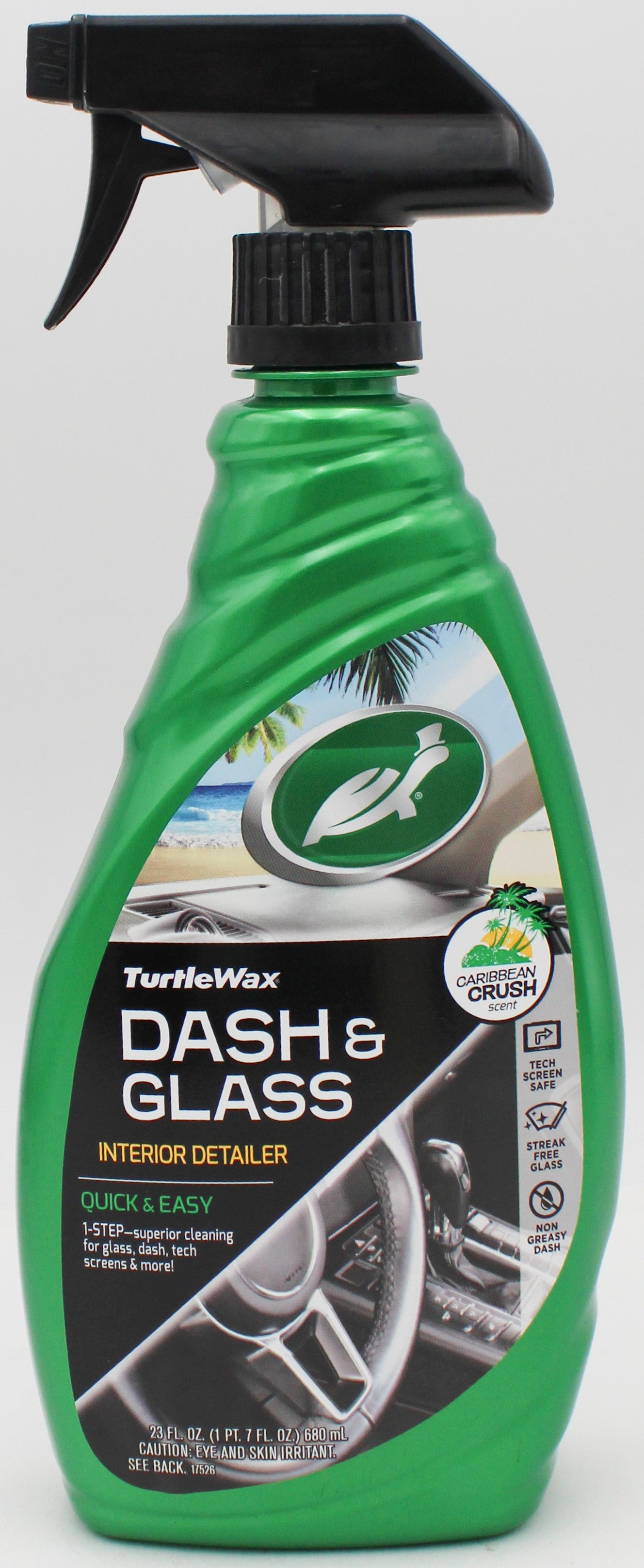 SP TURTLE WAX DASH & GLASS INTERIOR DETAILER 23oz CARIBBEAN CRUSH SCENT