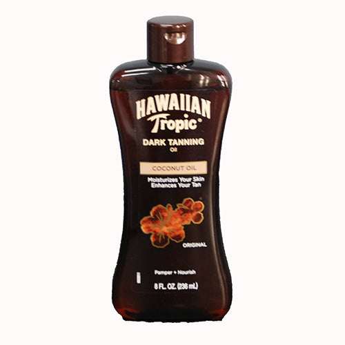 SP HAWAIIAN TROPIC DARK TANNING COCONUT OIL 8oz NI