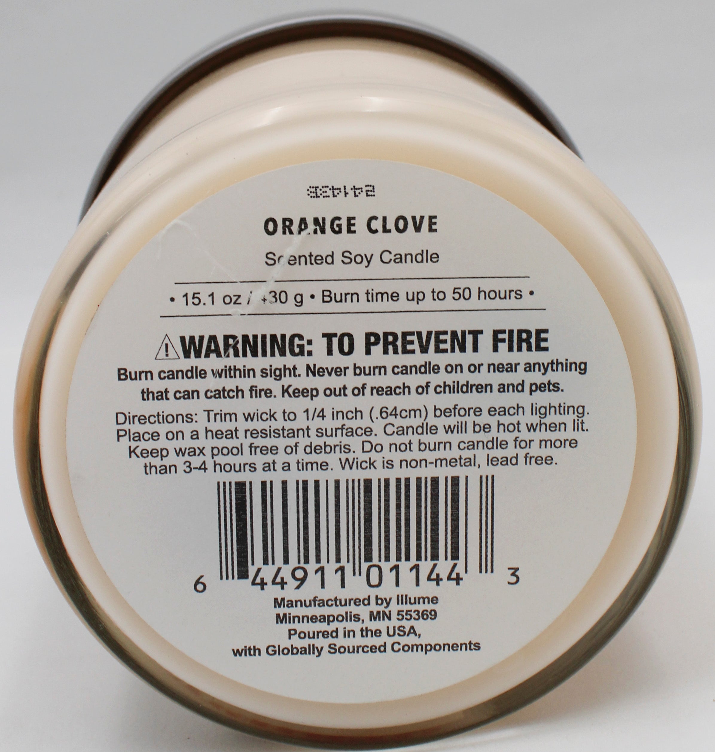 SIGNATURE SOY JAR CANDLE ORANGE CLOVE 15.1oz