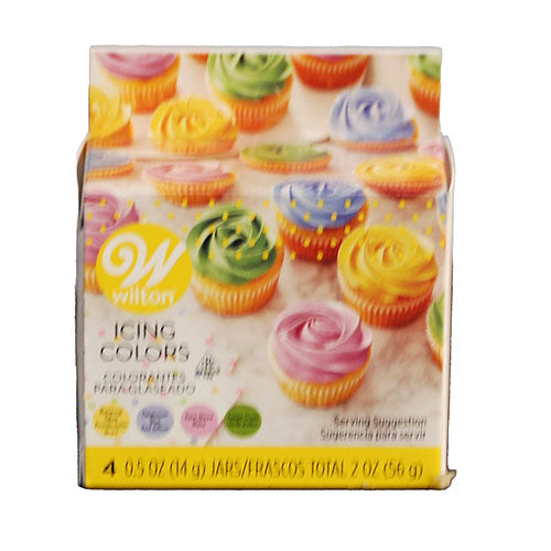 WILTON ICING COLORS GARDEN SET 4 CT EXP 12/17/24