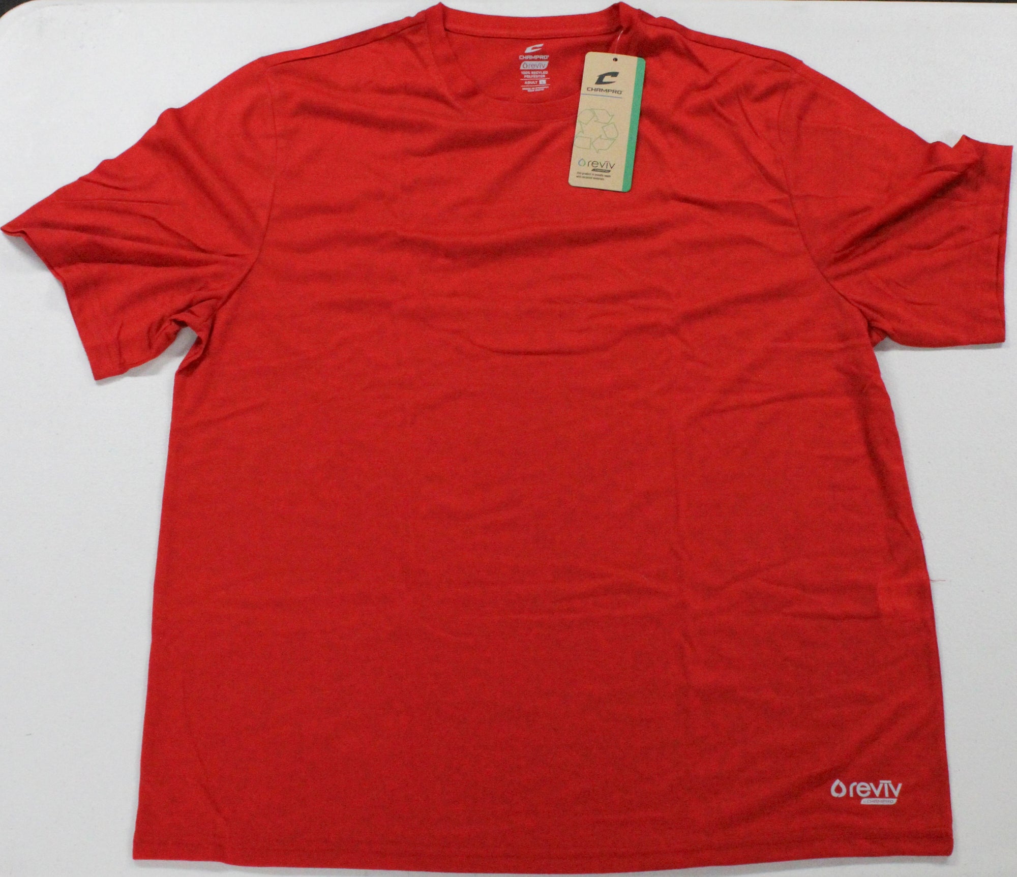 T-SHIRT - ADULT -SCARLET- L