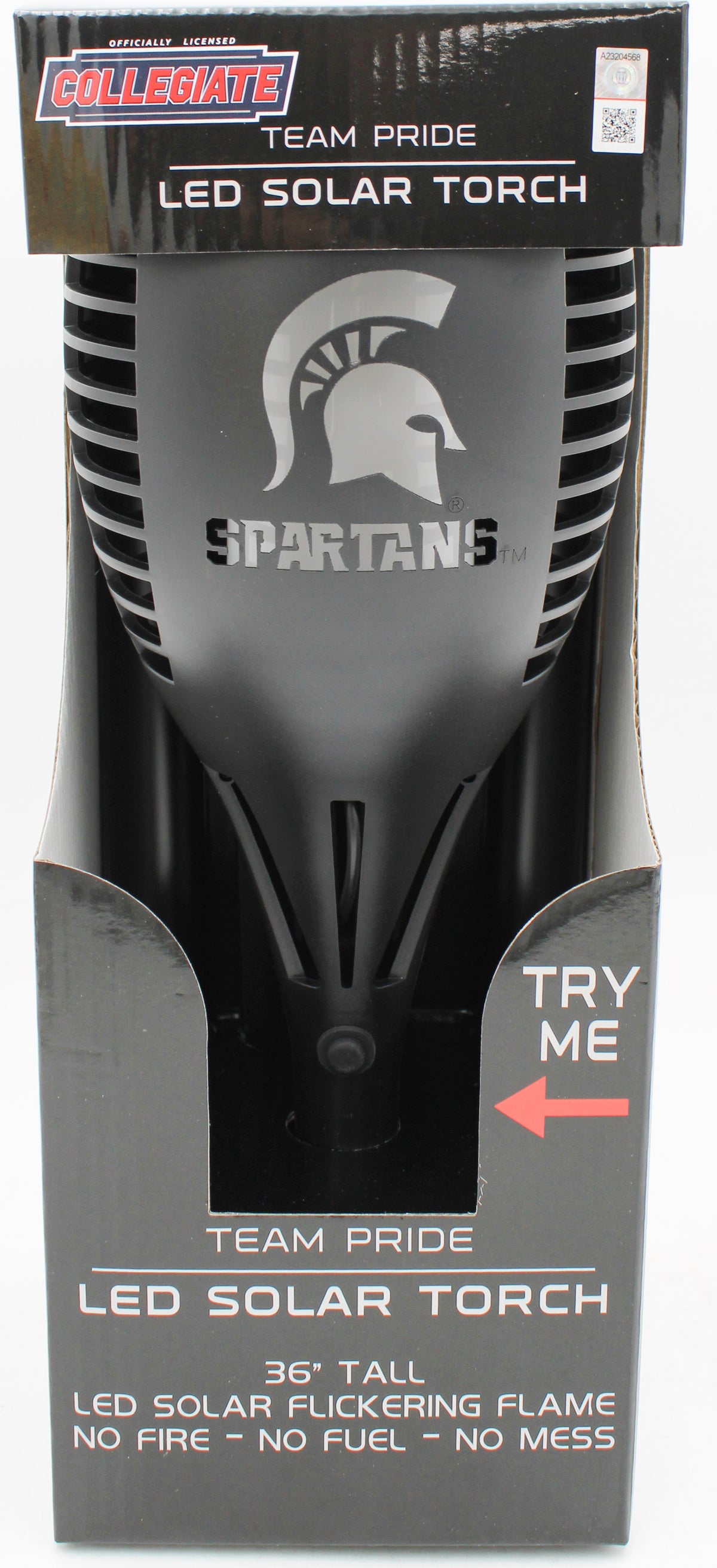 MICHIGAN STATE SPARTANS LED SOLAR TORCH  36"