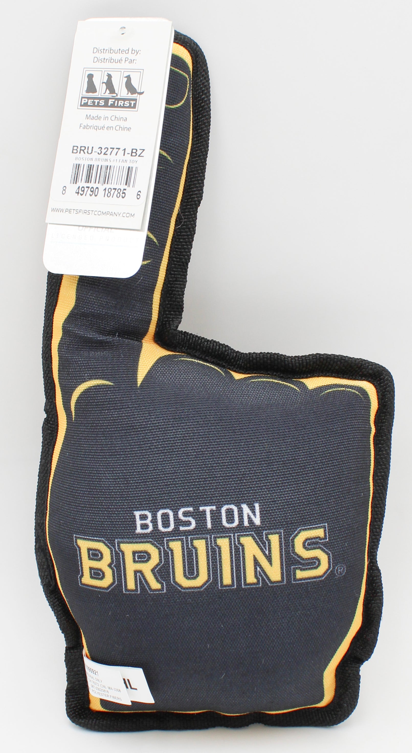 NHL  BOSTON BRUINS #1 FAN DOG TOY NI