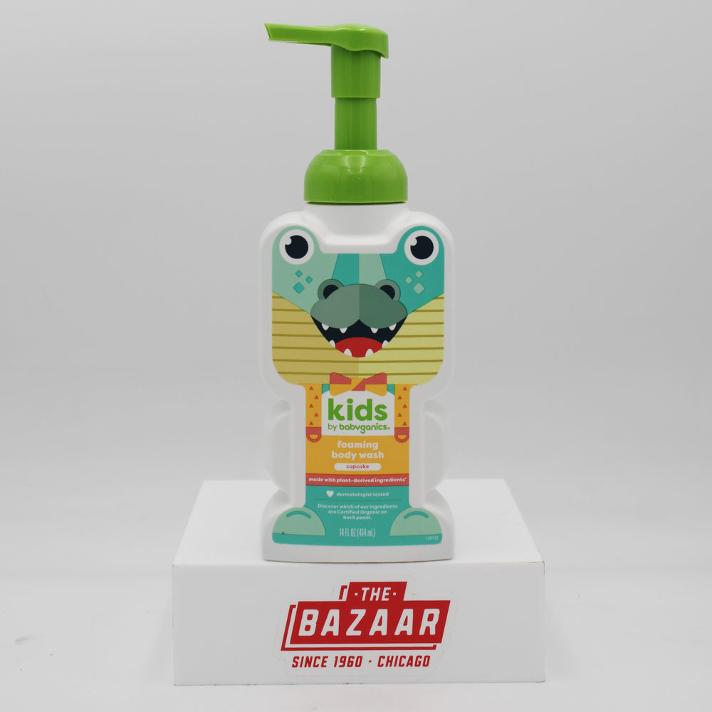 BABYGANICS KIDS FOAMING BODY WASH CUPCAKE 14floz US